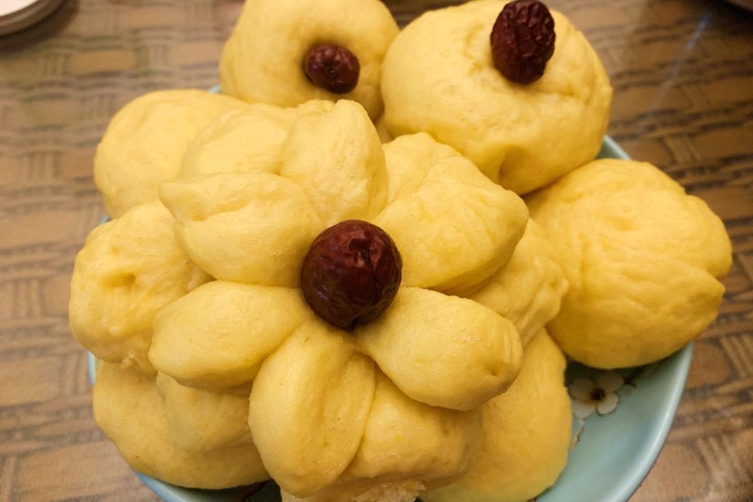 奶香玉米面馒头（一次发酵）