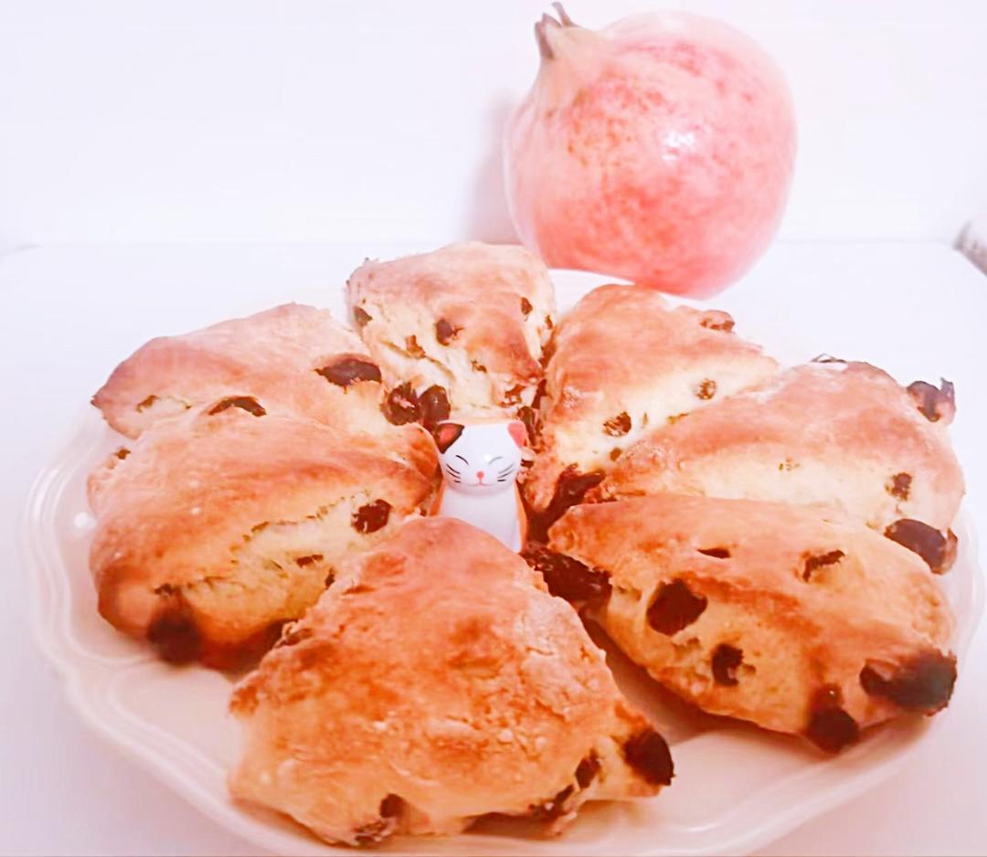 足够简单，但足够惊艳你，蔓越莓司康（无蛋版）