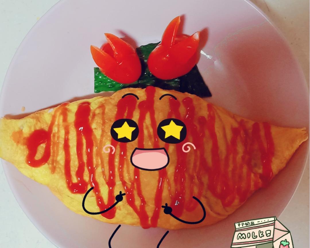 小朋友的早餐--快手蛋包饭