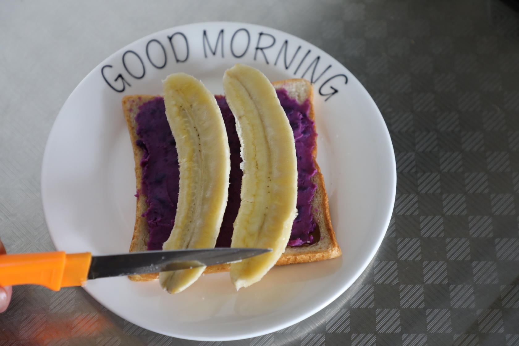 紫薯香蕉三明治的做法 步骤8