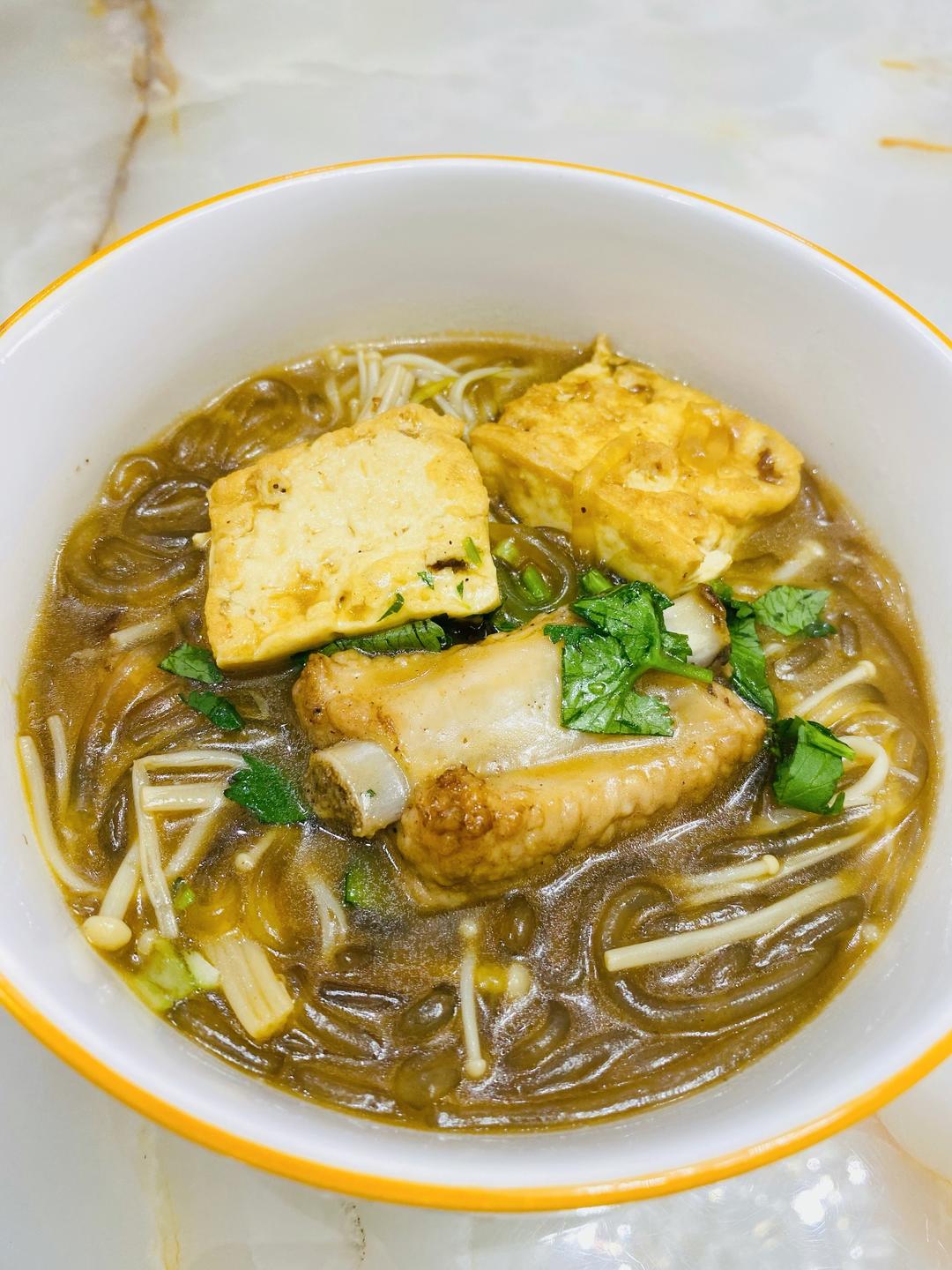 豆腐红薯粉汤(补钙)的做法