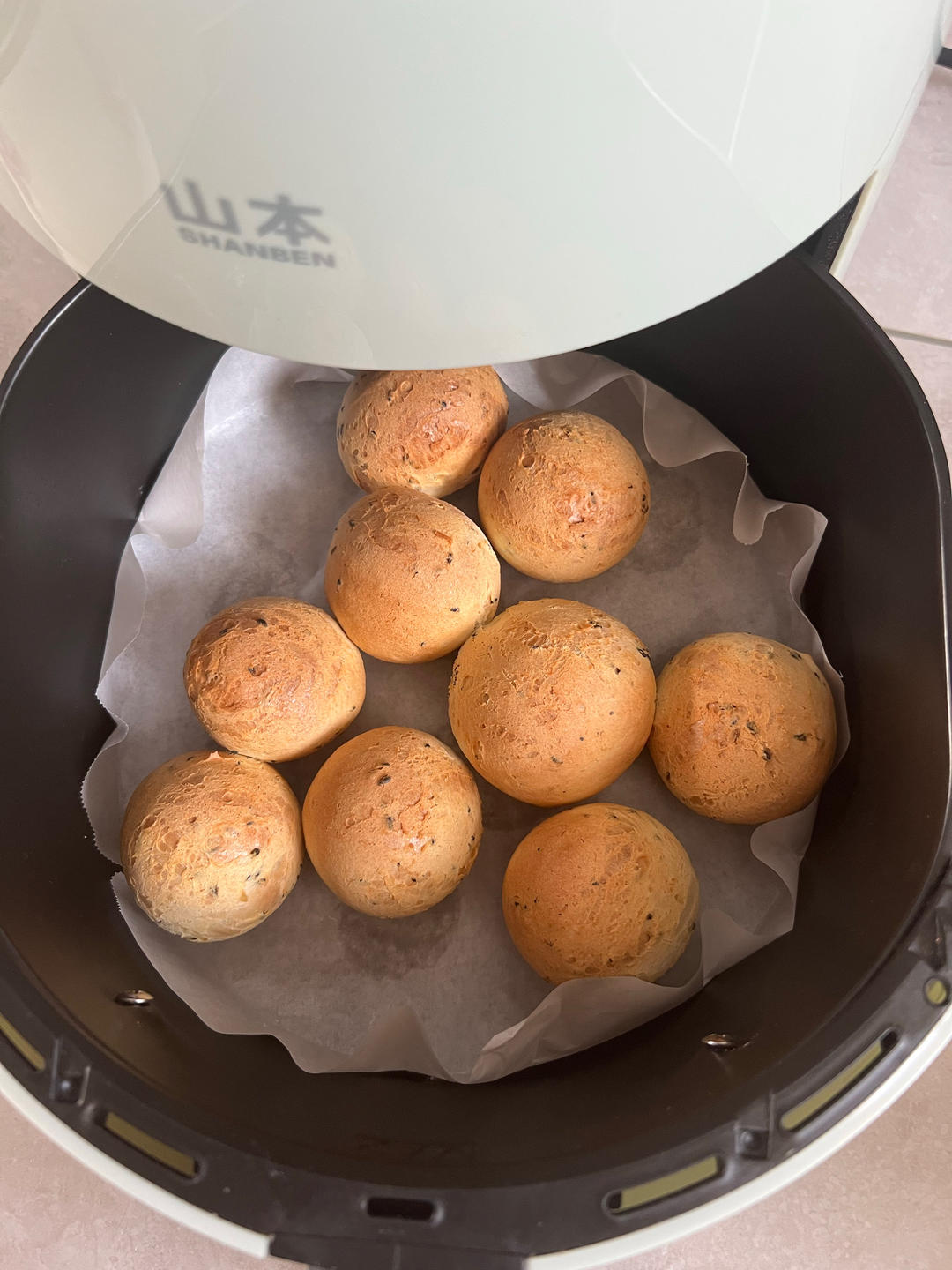 空气炸锅麻薯！软噗噗圆滚滚超好吃！