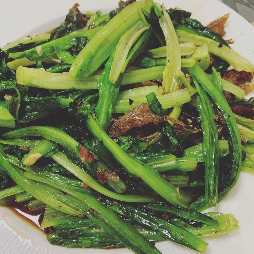 豆豉鲮鱼油麦菜