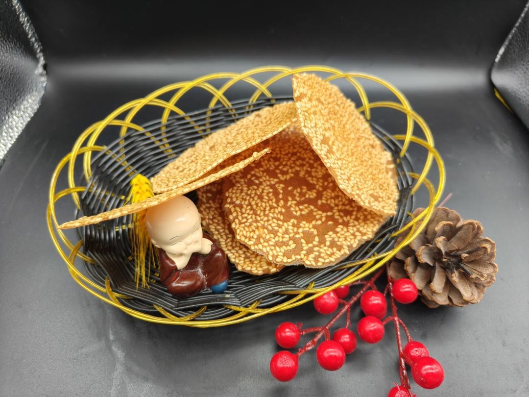 芝麻薄脆的做法