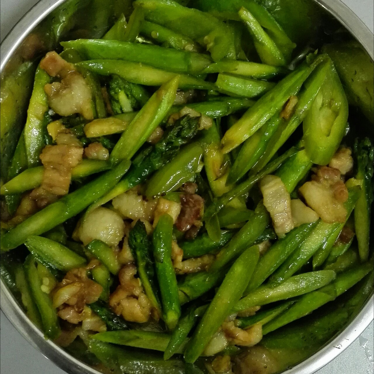 芦笋炒肉