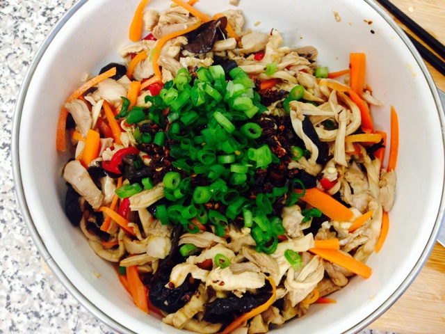 减脂健身｜凉拌手撕鸡丝（香辣&麻油版）