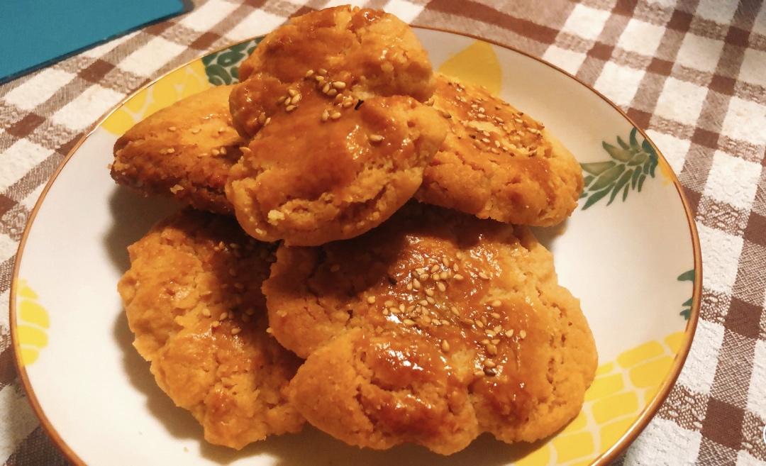 轻轻一按就碎掉的原味桃酥（不输猪油版）