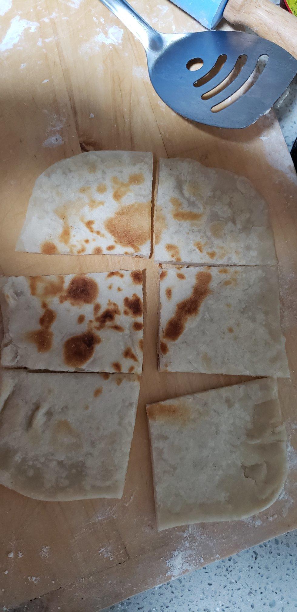 层次分明薄如蝉翼的家常基础烙饼