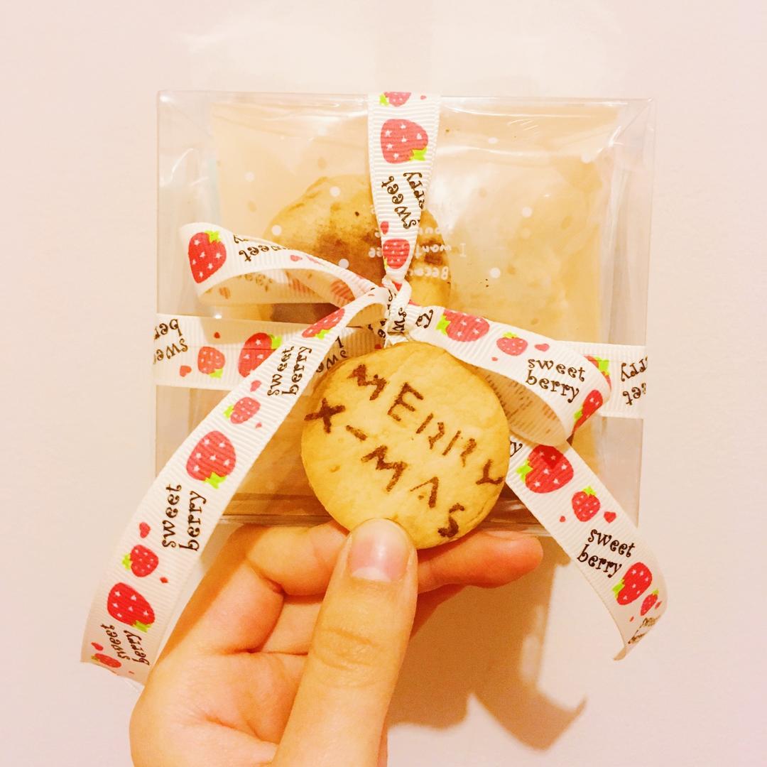 圣诞节喷花饼干