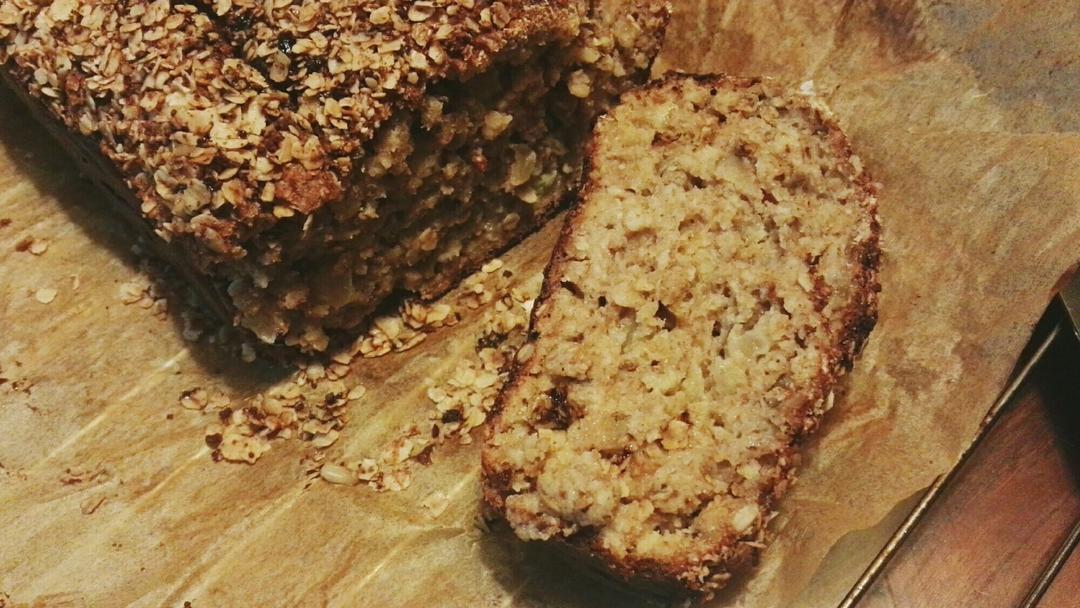 暖香燕麦苹果快手面包丨健康·烘焙