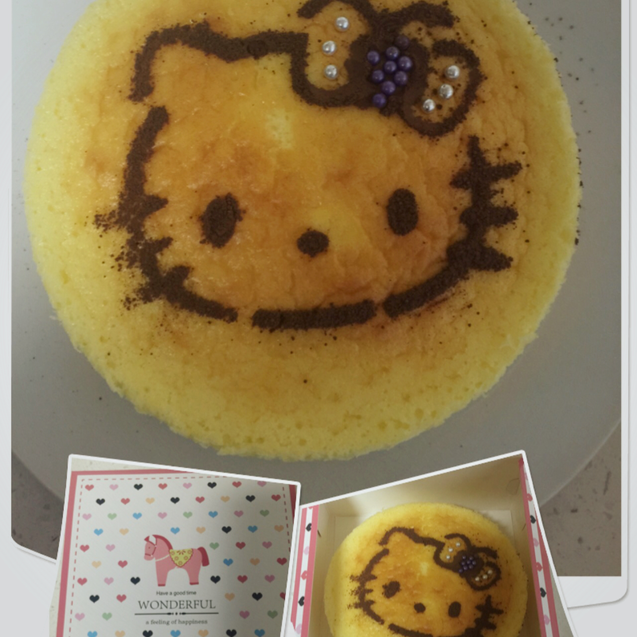 轻乳酪芝士蛋糕6寸#皮黑森林#