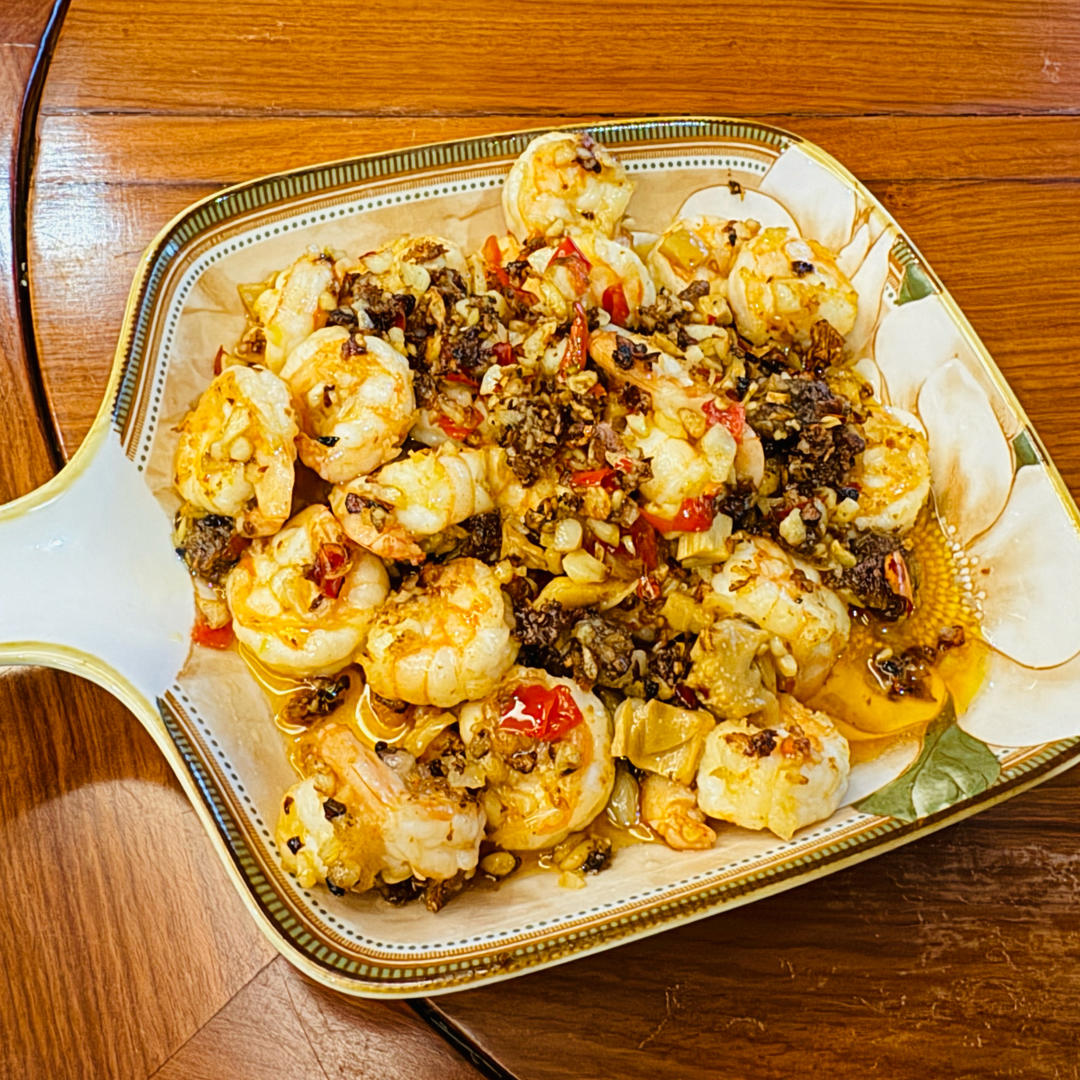 速冻虾也很好吃！蒜蓉大虾