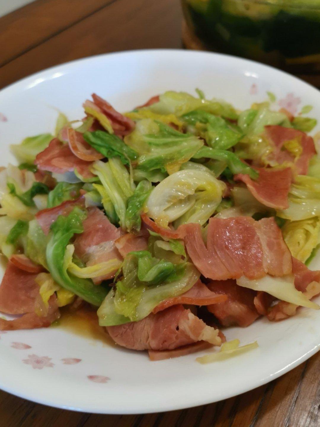 培根娃娃菜