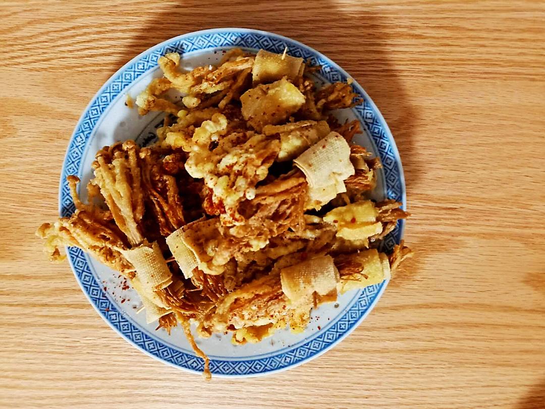 油炸椒盐金针菇