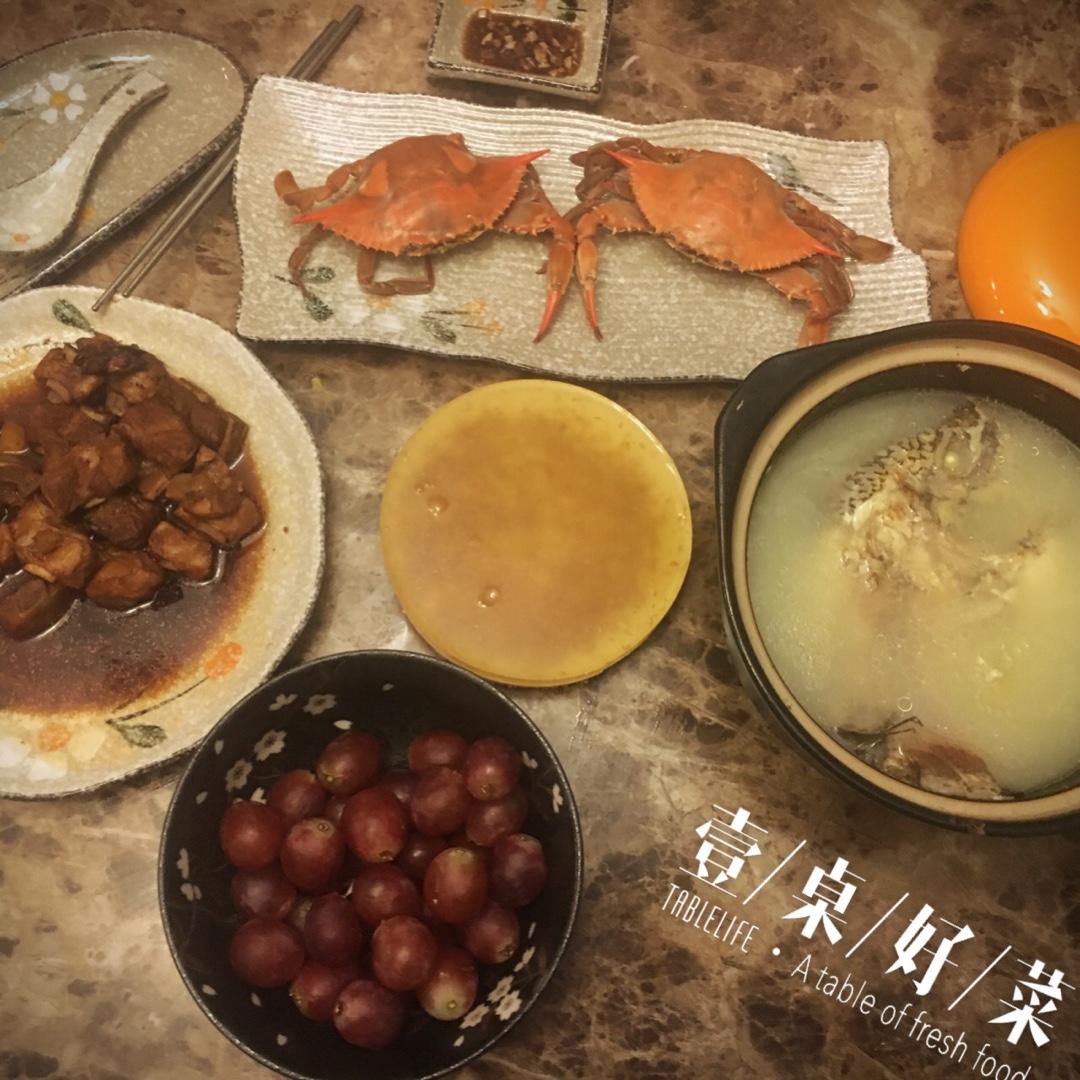 清蒸大闸蟹