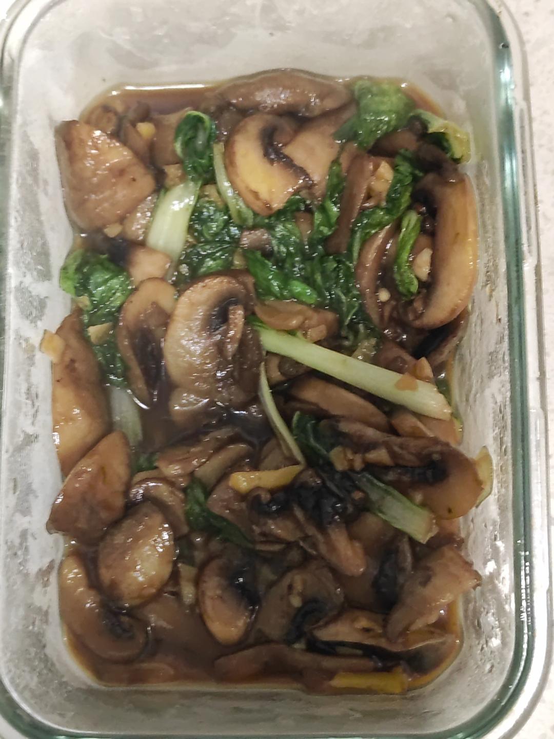 嫩滑多汁~蚝油炒口蘑