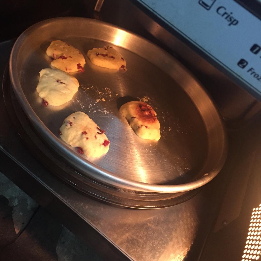 蔓越莓饼干——微波炉版