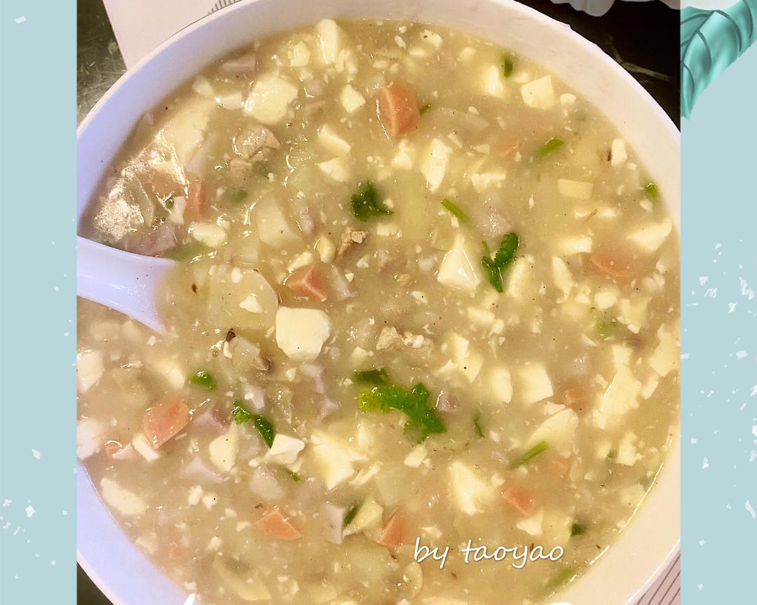 简单粗暴【豆腐羹】绝对好吃🥣🥘🍝🍜🥗的做法