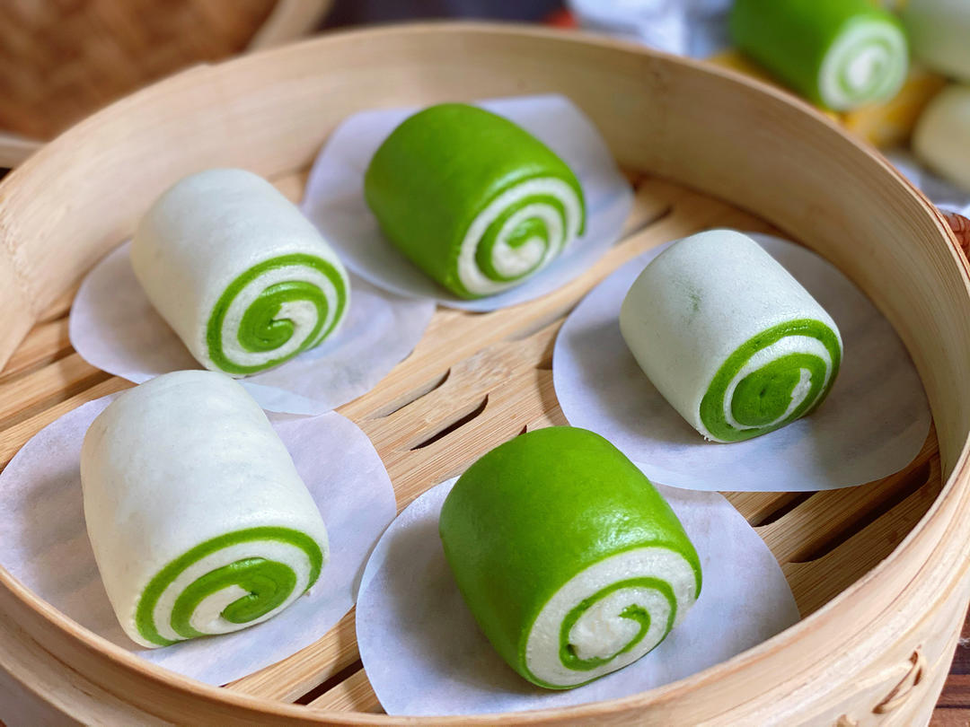 蔬菜双色刀切馒头|水光肌馒头是如何炼成的？