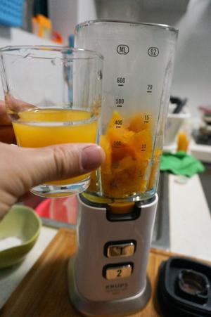 嫩煎带子配橙香甜薯泥的做法 步骤4