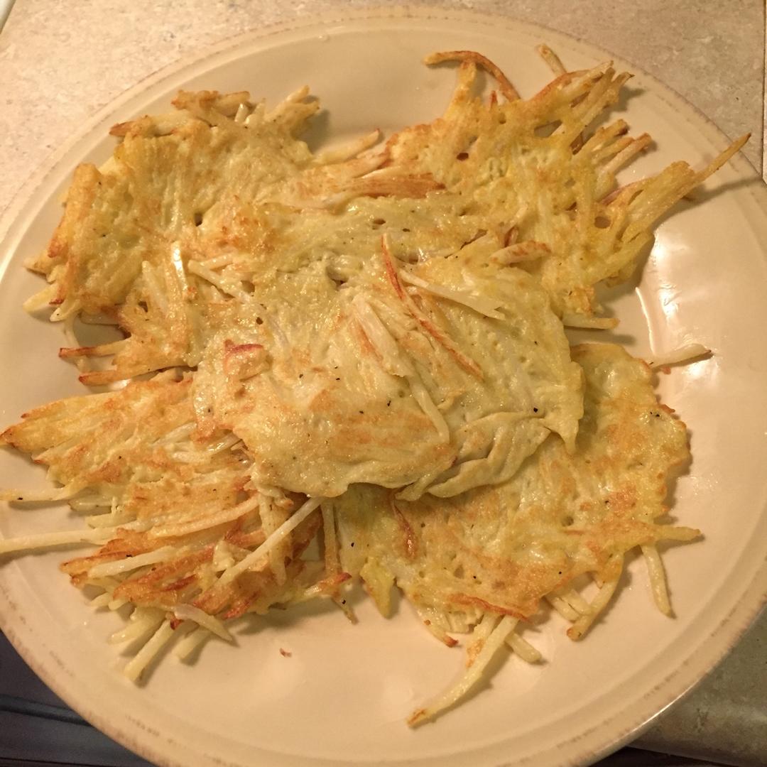 土豆丝鸡蛋饼