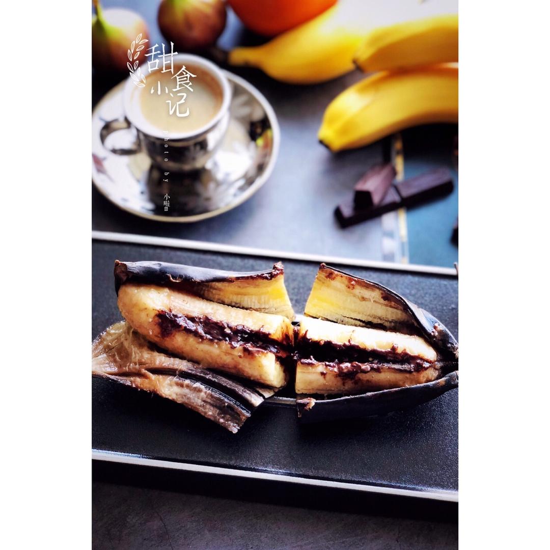 【平底锅】瑞典健康巧克力夹心烤香蕉
