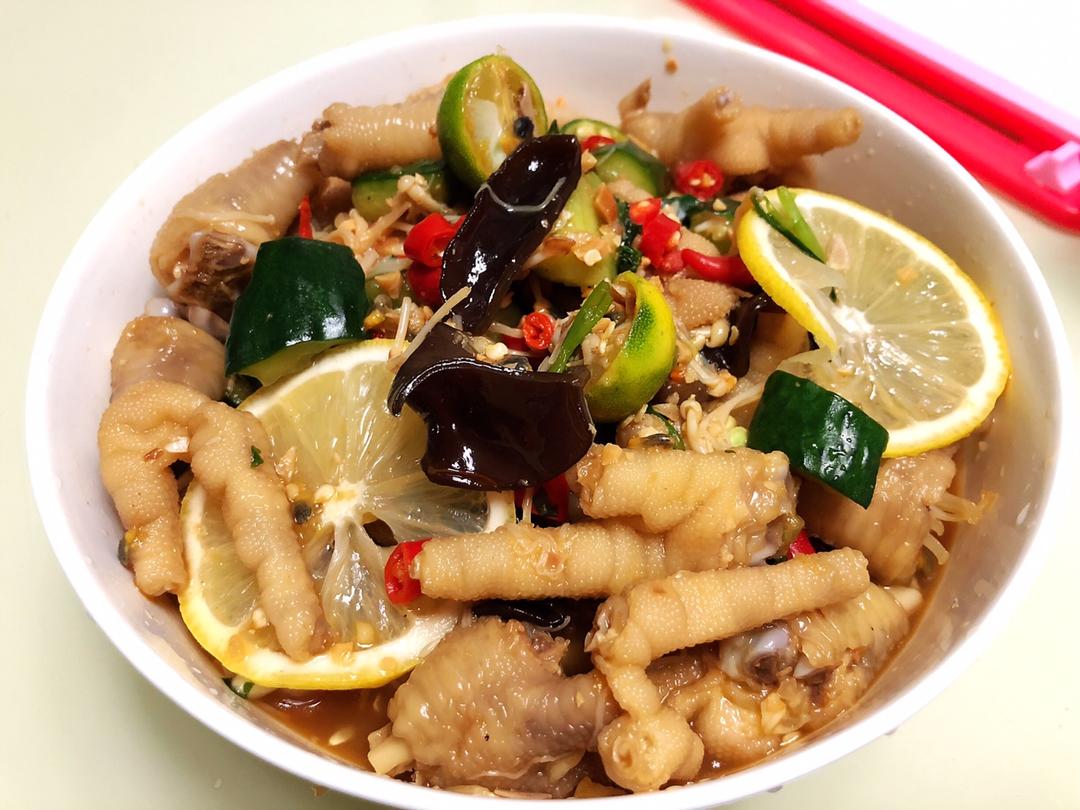 网红凉拌柠檬凤爪
