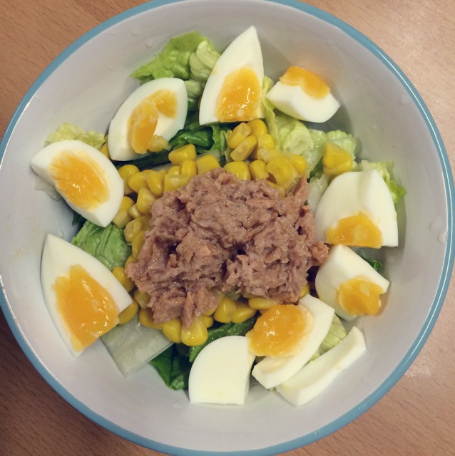 减肥的好帮手--三色金枪鱼沙拉