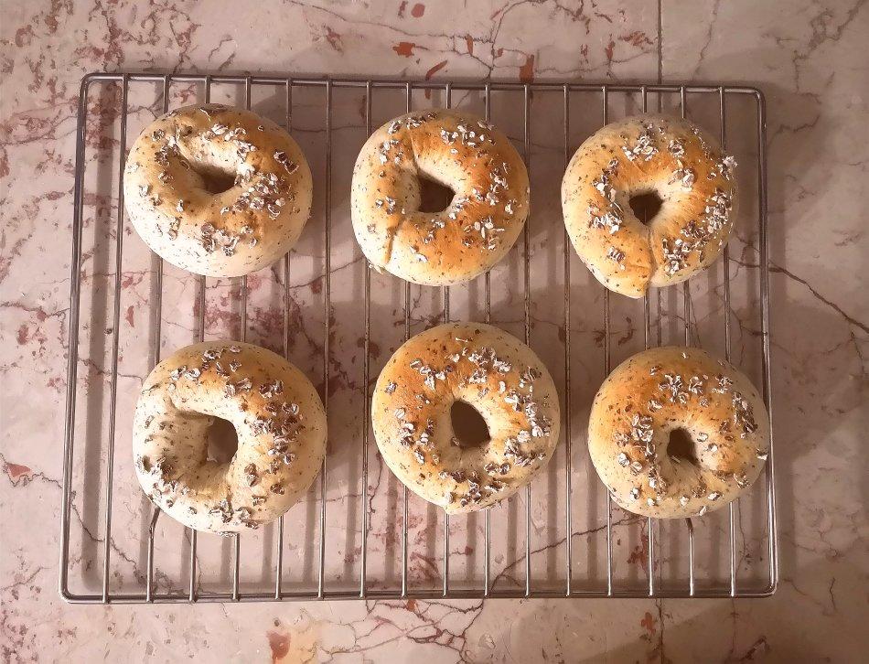 低糖无油燕麦贝果