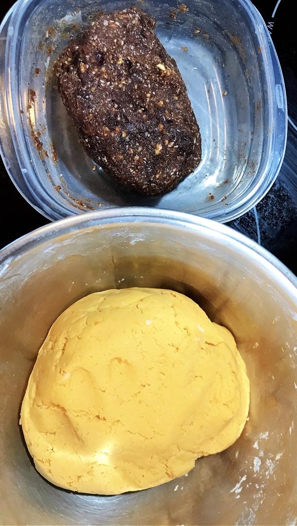 红薯糯米豆沙饼（不加糖不加水）