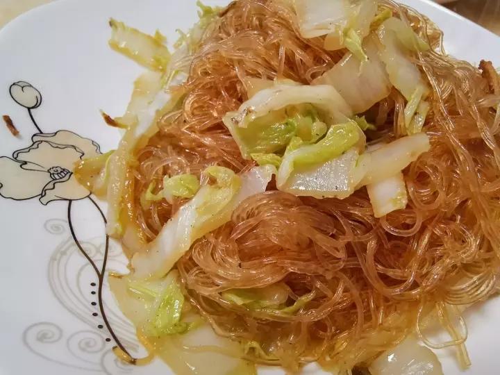 大白菜炒粉丝