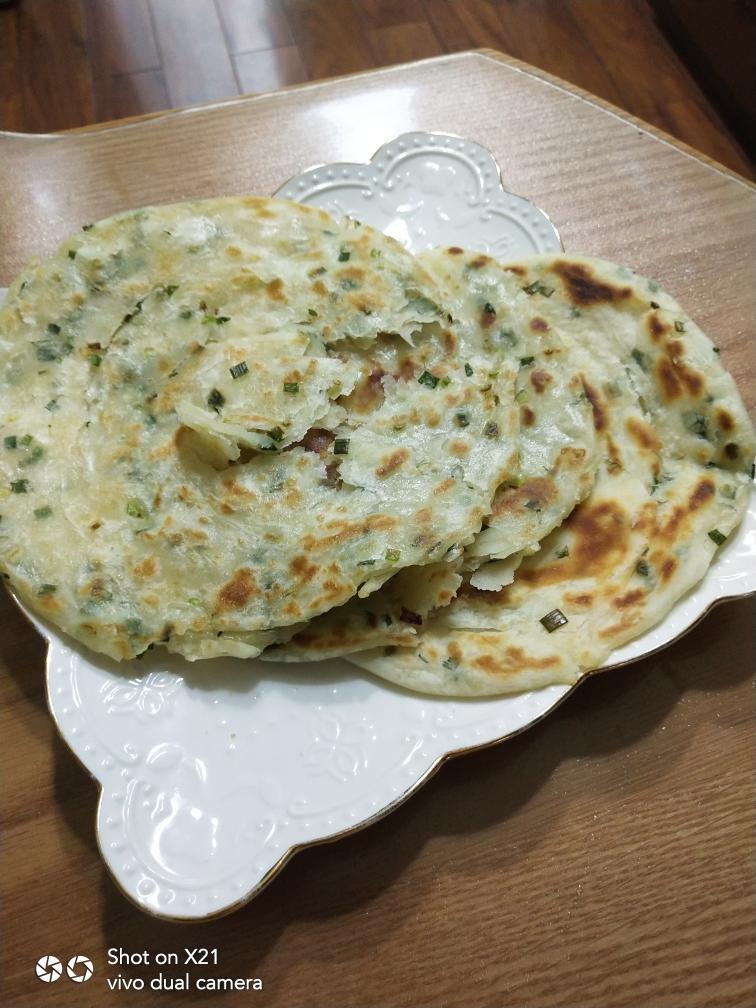 小美版葱油饼（烫面法）