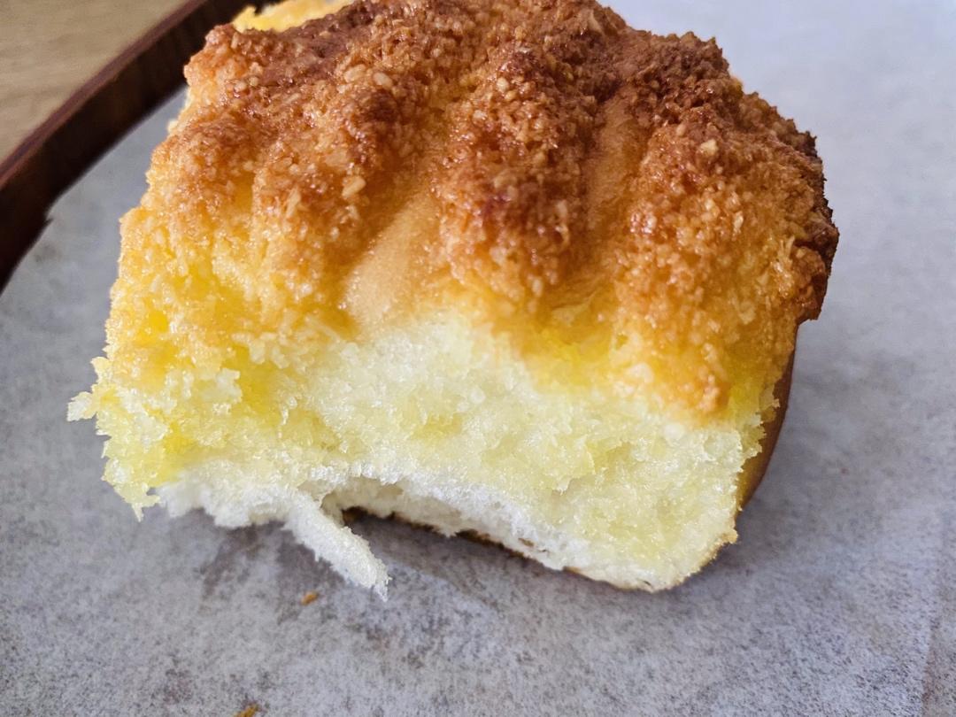 快手椰蓉小餐包（一次发酵照样柔软又拉丝）