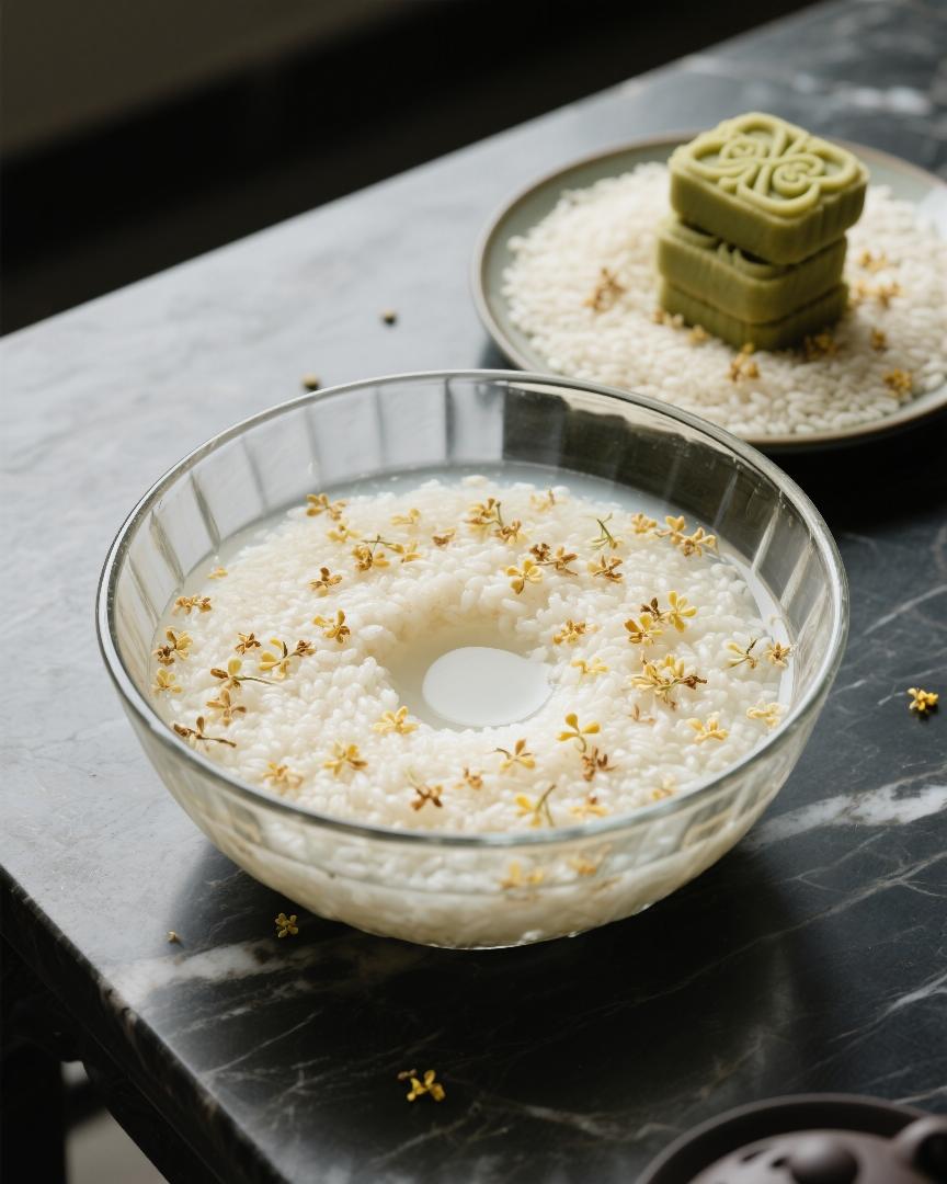 🪷记录秋天做桂花酒酿「微波炉」的做法