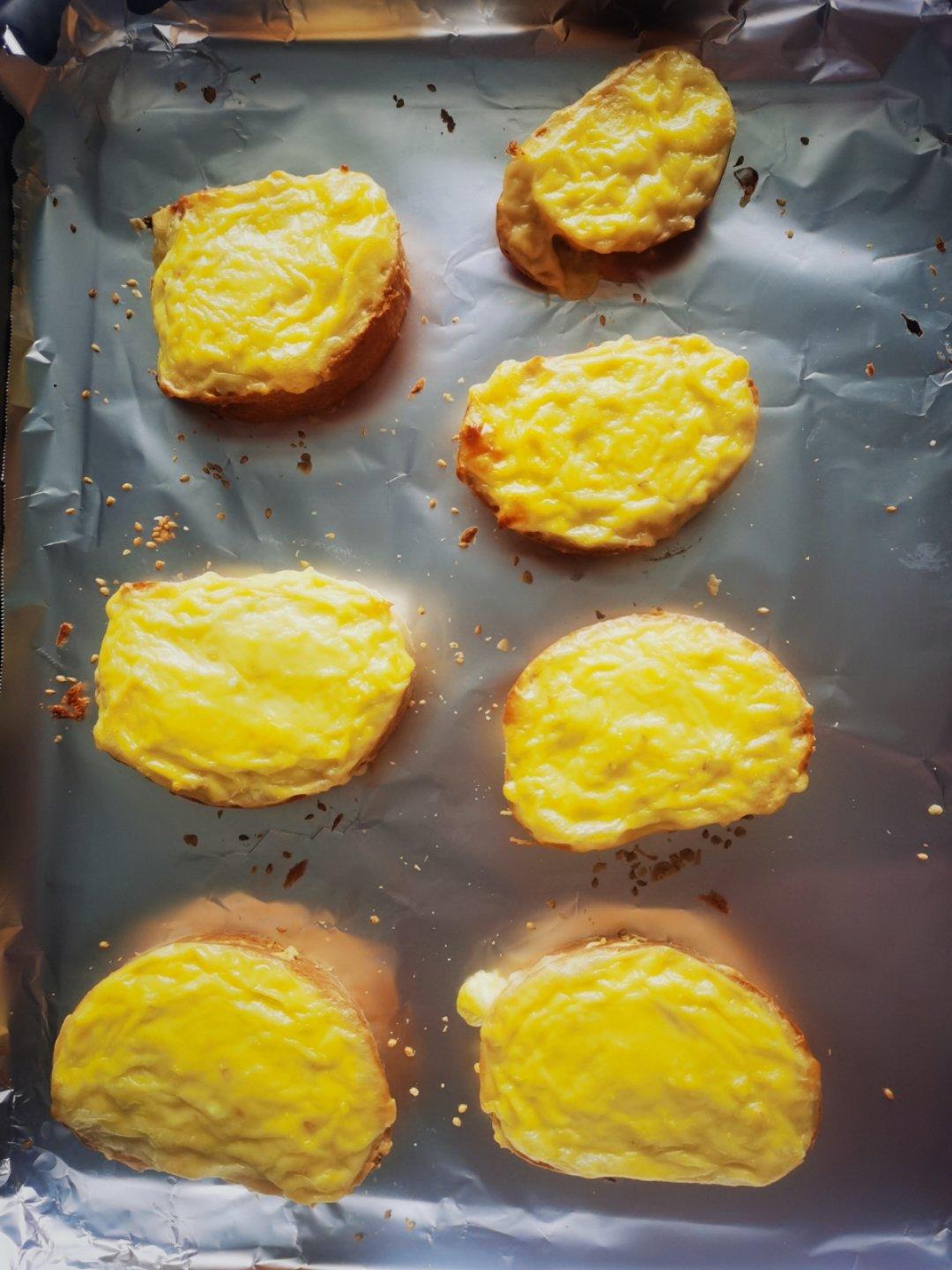 隔夜面包不要丢！超好吃的乳酪面包片