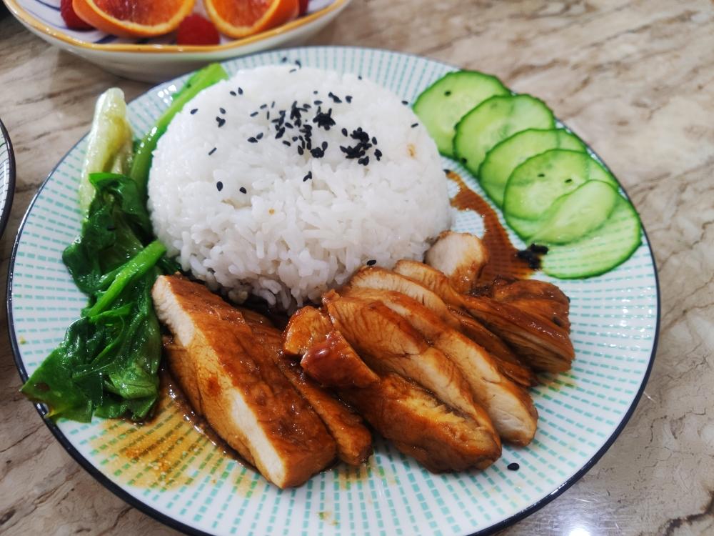 照烧鸡排饭的做法