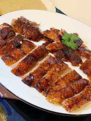 家庭版脆皮北京烤鸭（含荷叶饼和甜面酱做法）的做法 步骤25