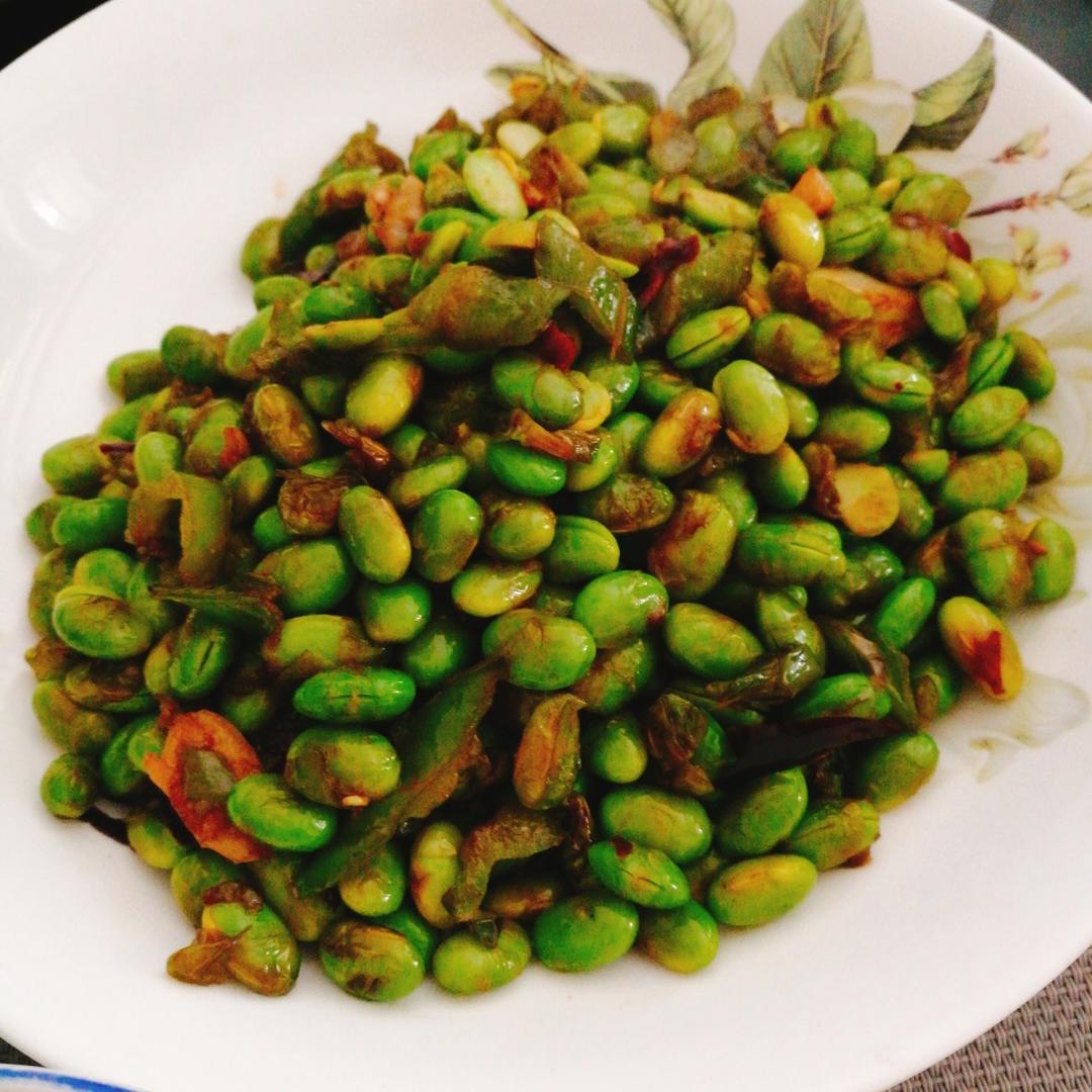 清炒毛豆子(超简单)