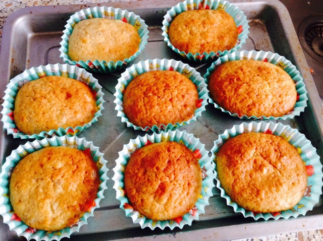 马芬 纸杯蛋糕cupcake香蕉松糕