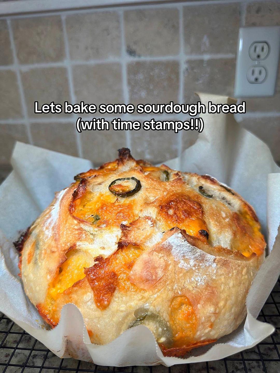 天然鲁邦酸种•墨西哥辣椒奶酪包〔硬欧包〕的做法