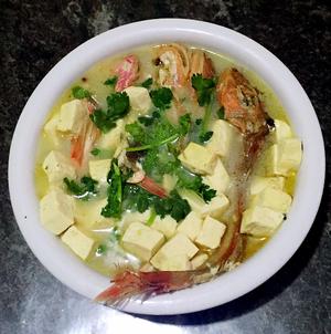 红头鱼炖豆腐的做法 步骤6