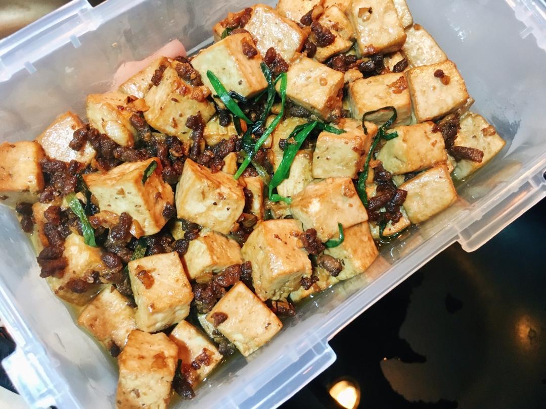 肉末烧豆腐