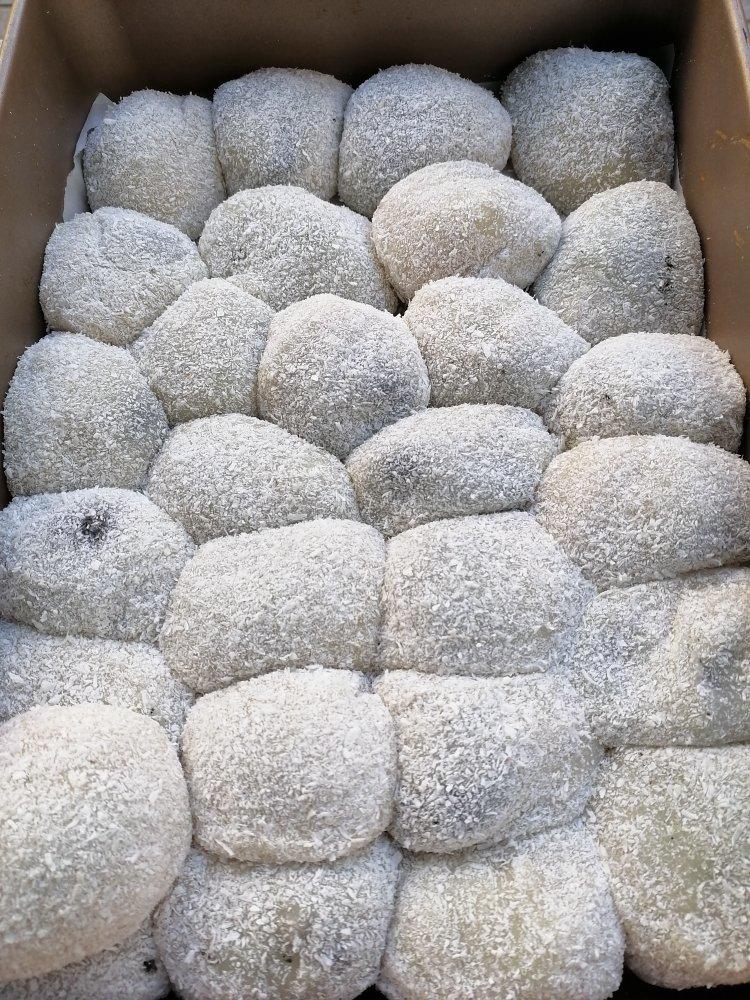 椰子灰糯米糍（软糯配方，冰冻更好吃）