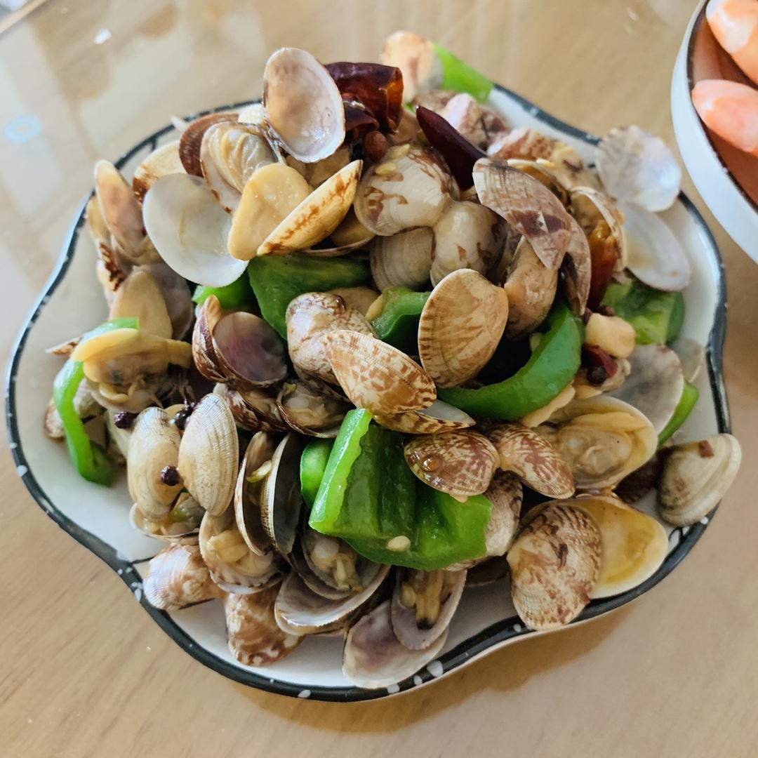 好吃又简单的辣炒花蛤