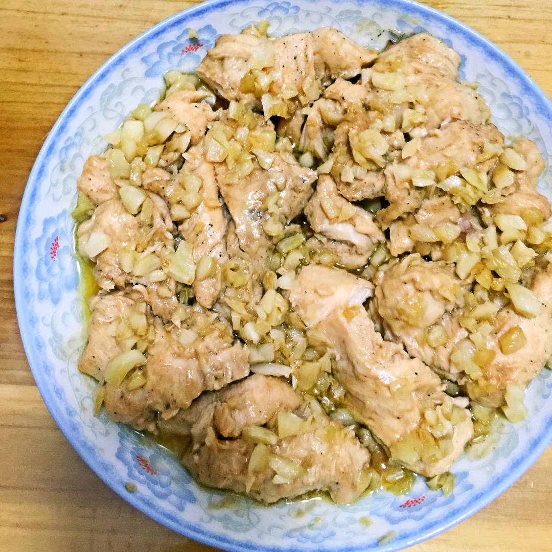 蒜蓉蒸鸡胸（鸡腿）