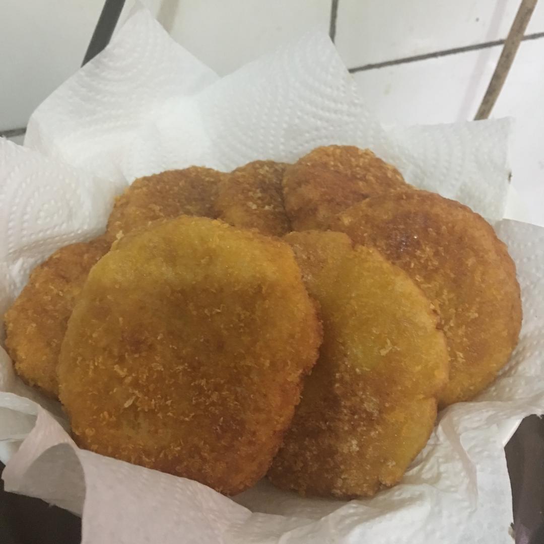 雪花南瓜饼