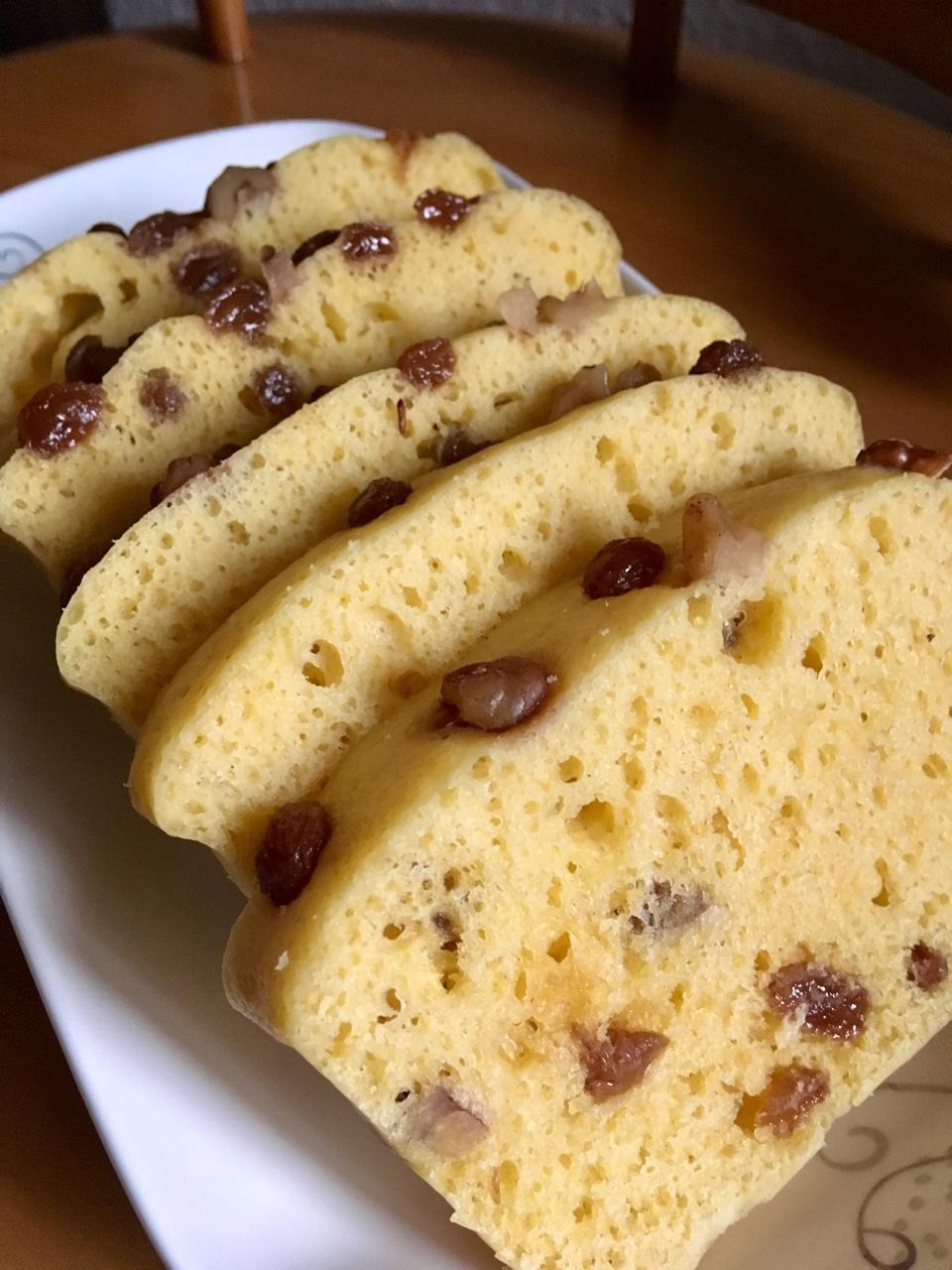 fhm0269做的葡萄干玉米面发糕