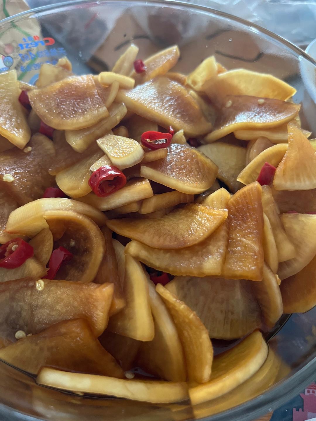 酸辣萝卜的做法