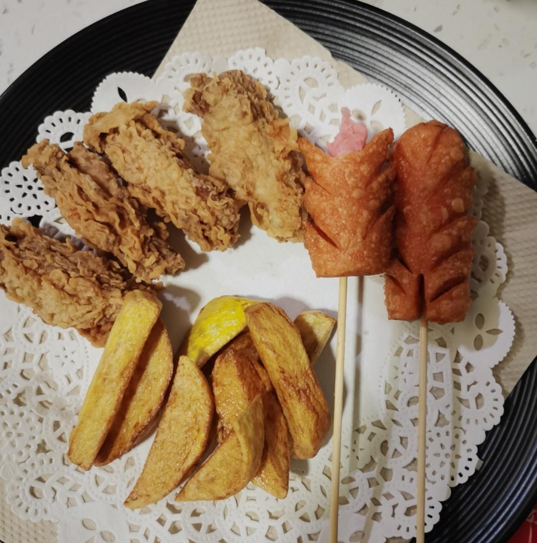 肯德基炸鸡翅（外酥里嫩又多汁）