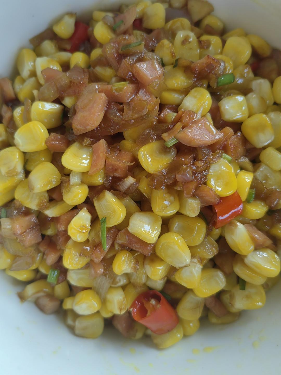 清炒玉米粒